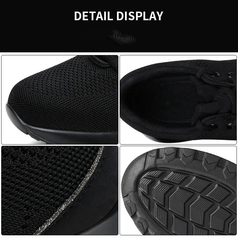 Mens Steel Toe Safety Boots with Anti-smash Puncture-Resistant Sole for Construction &Heavy Industry Protective Boots 36-46