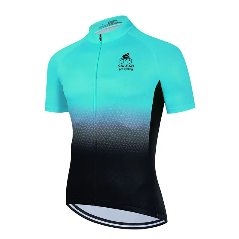 2026 Summer Men Short Sleeve Cycling Jersey Set Breathable MTB Bike Cycling Clothing Bike Uniform