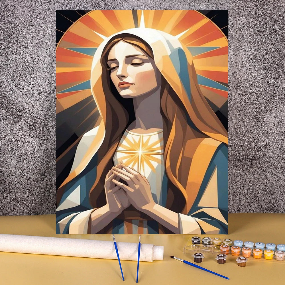 40x50cm Diy Painting By Numbers For Adults Jesus Frameless Acrylic Paint Religion On Canvas For Living Room Wall Home Decors