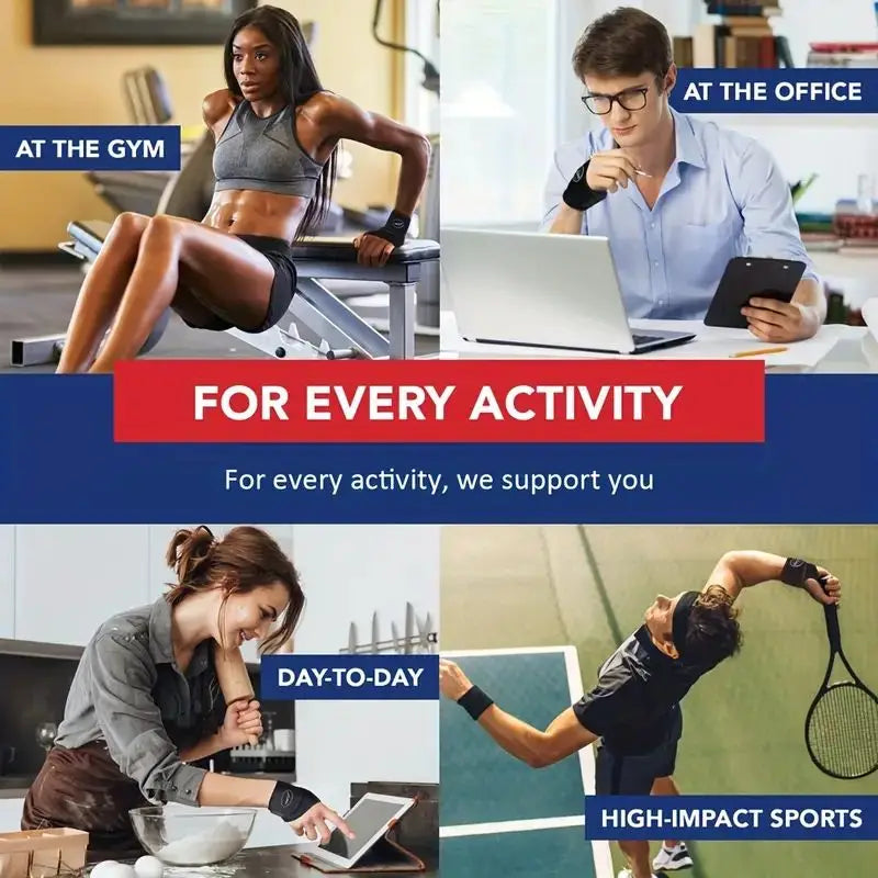 Adjustable Wrist Brace Perfect for Women & Men Support Wrap Strap Hand Carpal Tunnel Brace Fitness Suitable Both Right Left 2026