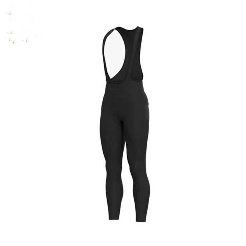 Breathable Team Long Sleeve Cycling Jersey Set Bib Pants  Bicycle Clothing MTB Bike Uniform Men Clothes