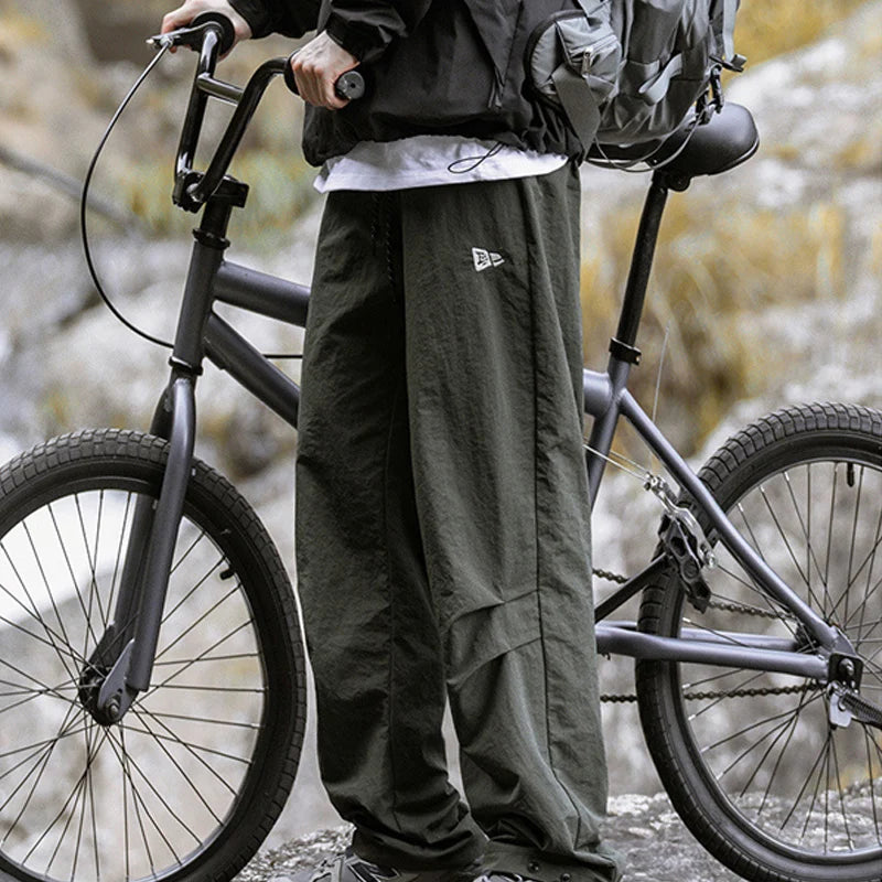 Parachute Cargo Pants Man 2026 Autumn New Camping Riding 100% Nylon Pants Men Waterproof Outdoors Clothes Male