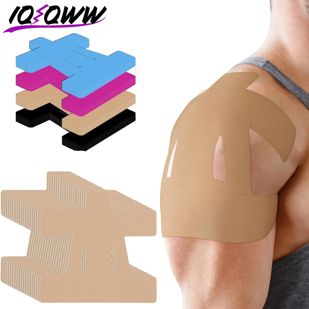 5/10PCS Kinesiology Tape for Shoulder Pain Relief Pre Cut Sports Breathable Enhance Elastic Kinesiology Athletic Tape