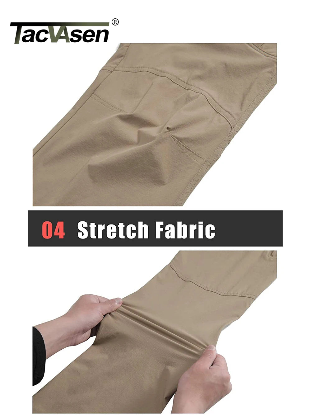 Summer Lightweight Trousers Men's Fishing Pants Outdoor Hiking Nylon Quick Dry Pockets Cargo Pants Casual Work Trousers