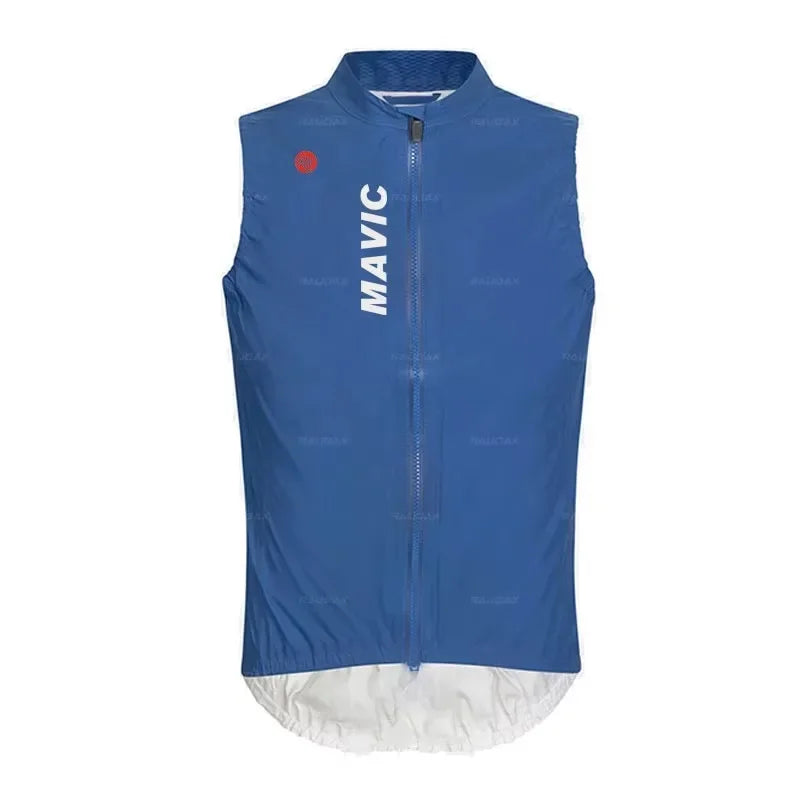 Rx MAVIC Team Summer Bicycle Vest Road Bike Windproof Sleeveless Cycling Vest Mountain Bike Lightweight Bike Sleeveless Gilet