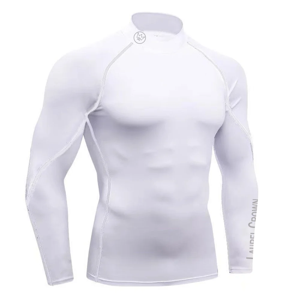Fitness T-shirt Men Long Sleeve Training Shirts Running Compression Skinny Tops Muscle Workout Clothing12