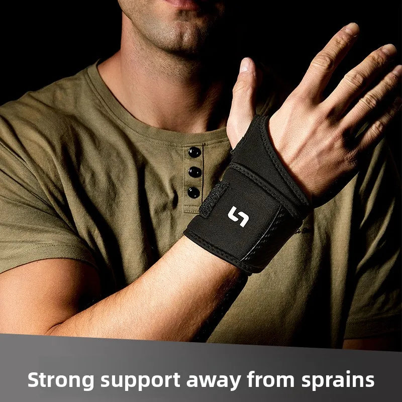 1Pcs Fitness Wrist Wrap Strap for Mens Lying Press and Push up Assistive Belt  Adjustable Wrist Brace for Arthritis Pain,Sprains