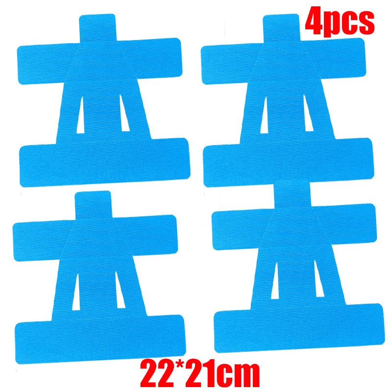2/4/6Pcs Elastic Patch Kinesiology Tape for Shoulder Shoulder Support & Stability Shoulder Pain Relief Athletic Flexibility