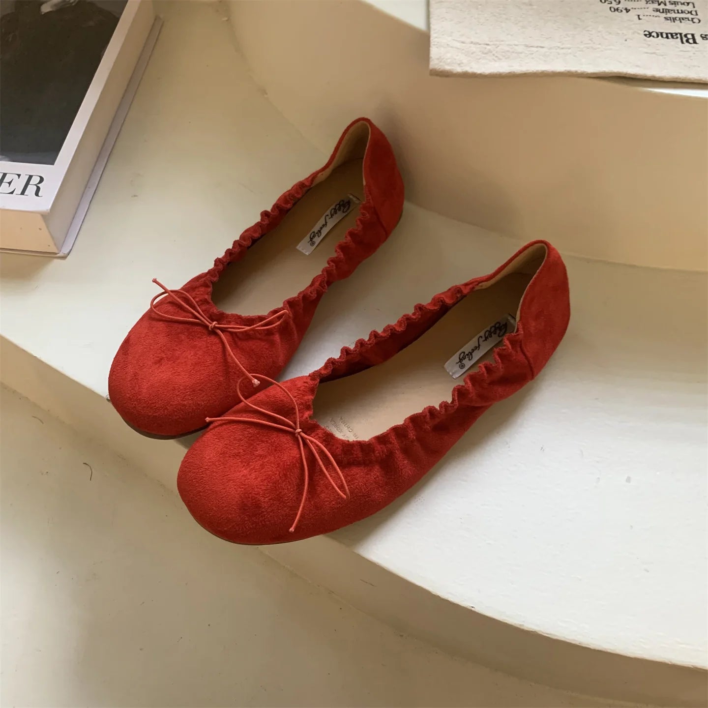 Bailamos Women Flat Heel Shoes Female Flats casual Ballet Dancing Shoes Foldable Sole Boat Shoes Summer Slip On Slipper Mules Sl