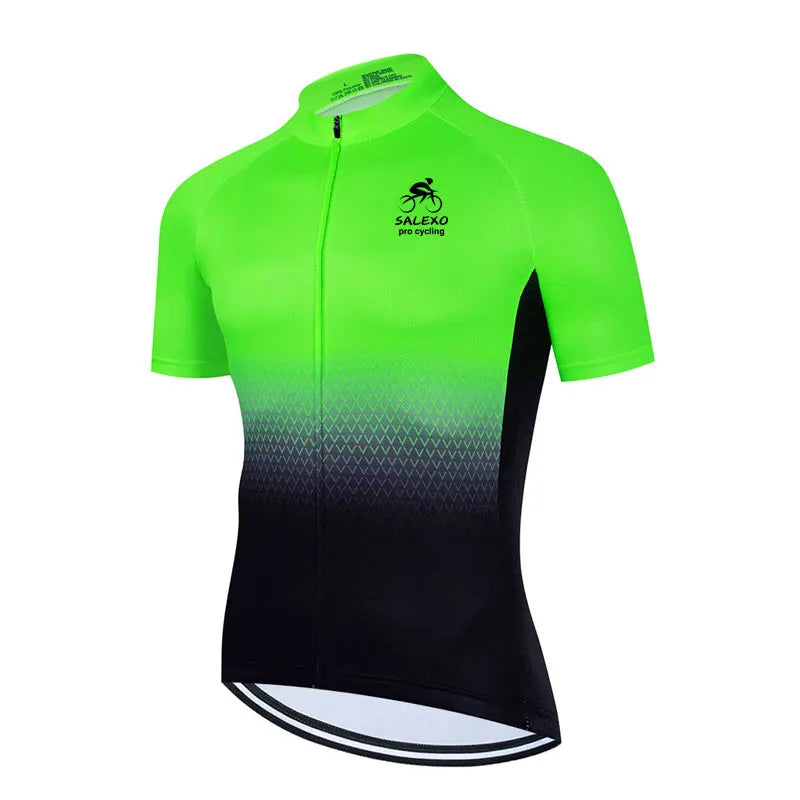 2026 Summer Men Short Sleeve Cycling Jersey Set Breathable MTB Bike Cycling Clothing Bike Uniform