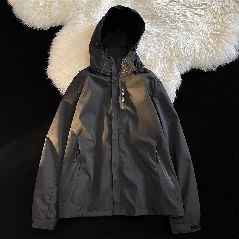 American Sle Breathable Double Layer Men's Summer Outdoor UV Protection Jaet Lightweight Spring Autumn Coat Outerwear