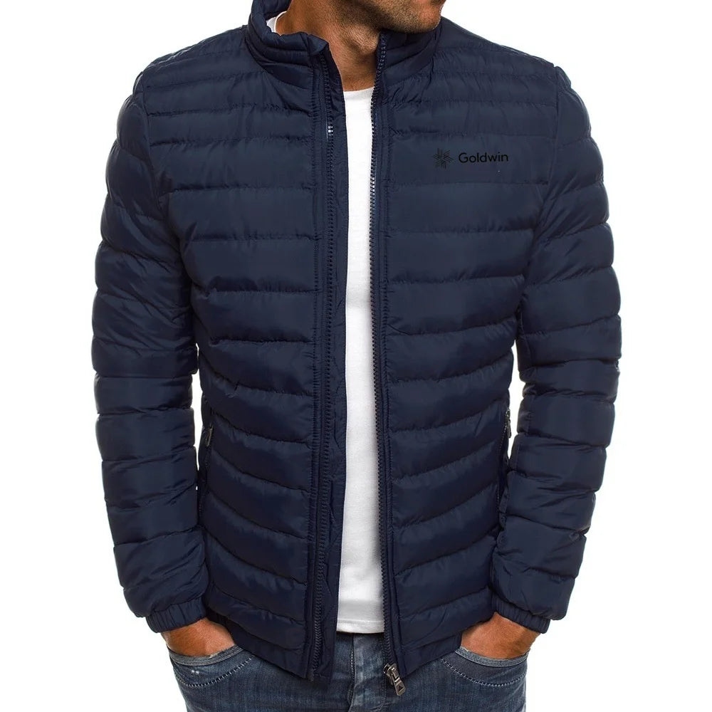 2026 Men's Goldwin Fashion Autumn/Winter Jacket Collar Parker Zipper Filled