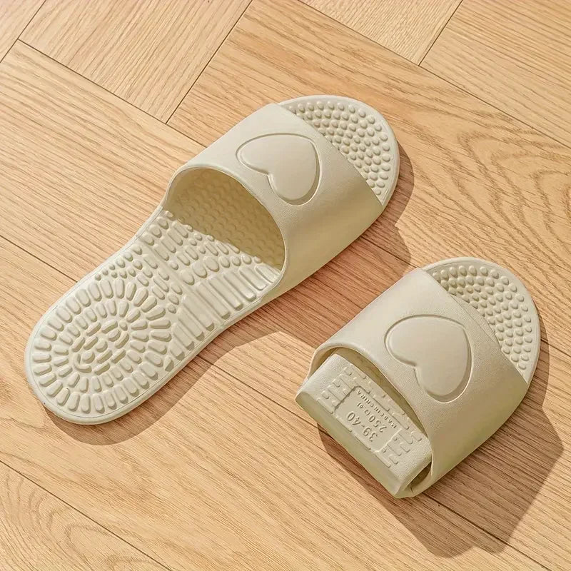 Travel Must Have Simple Non-slip Silent Slippers Summer Bathroom Hotel Anti-slip Eva Anti-odor Foldable Slippers for Women