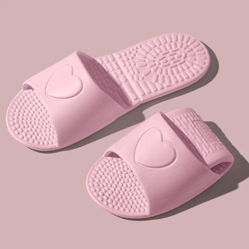 Travel Must Have Simple Non-slip Silent Slippers Summer Bathroom Hotel Anti-slip Eva Anti-odor Foldable Slippers for Women