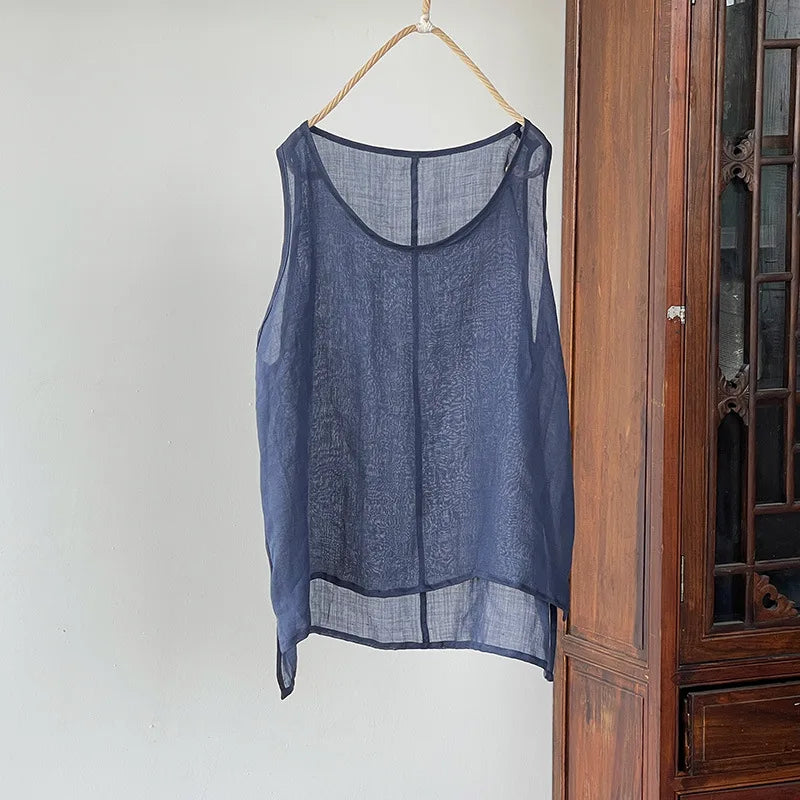 Thin Women Camisole 2026 Hot Summer Black White Sleeveless Basic Cool Tops Fashion Lady Short Blouse Female