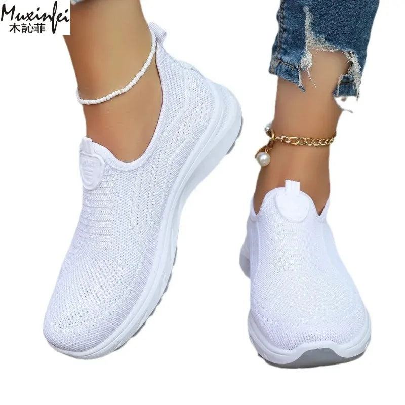 2026 New Summer Mesh Breathable Large Women's Casual Shoes Soft Sole Lightweight Women's  Single  Shoes Free Shippiing Shoes