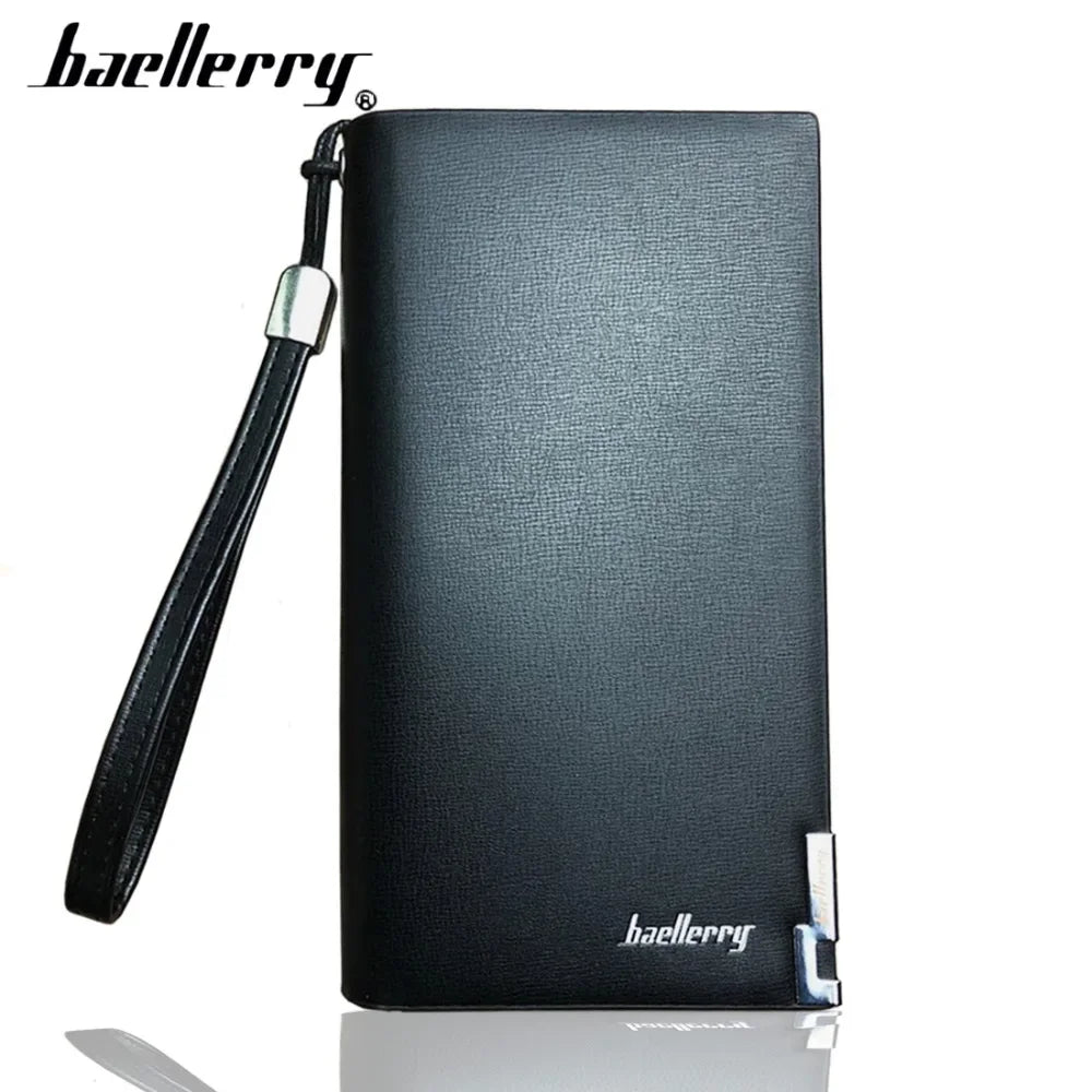 Men Wallets Classic Long Style Card Holder Male Purse Quality Zipper Large Capacity Big Brand Luxury Wallet For Men