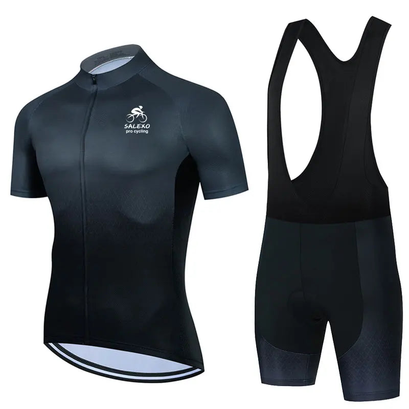 2026 Summer Men Short Sleeve Cycling Jersey Set Breathable MTB Bike Cycling Clothing Bike Uniform