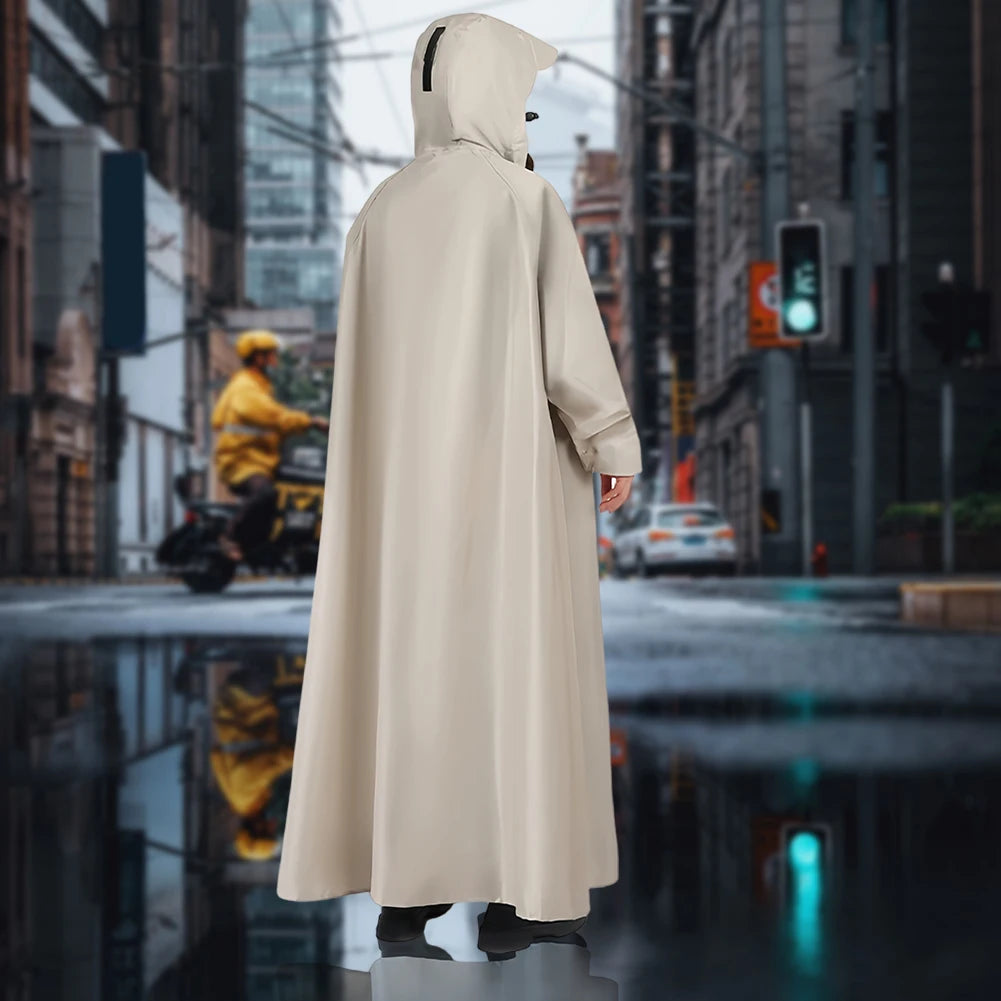 Adult Motorcycle Raincoat Thickened Electric Car Rain Coat Lightweight Special Long Raincoat for Raining Outdoor Activities Tool