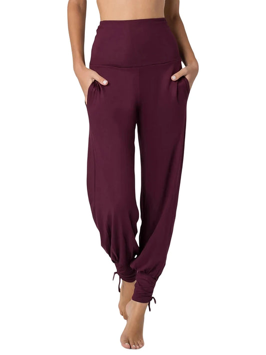 Women s High Waist Yoga Leggings with Side Pockets and Tummy Control for Running Workout Gym Fitness Training Yoga
