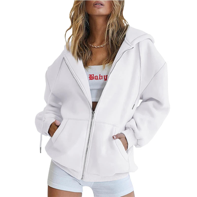 Women Sports Hoodies 2026 New Spring Zipper Hooded Sporting Hoody Jacket Women's Runing Jackets Outdoor Gym Coats