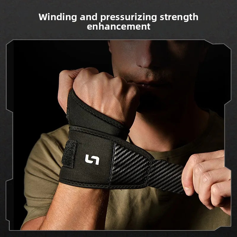 1Pcs Fitness Wrist Wrap Strap for Mens Lying Press and Push up Assistive Belt  Adjustable Wrist Brace for Arthritis Pain,Sprains