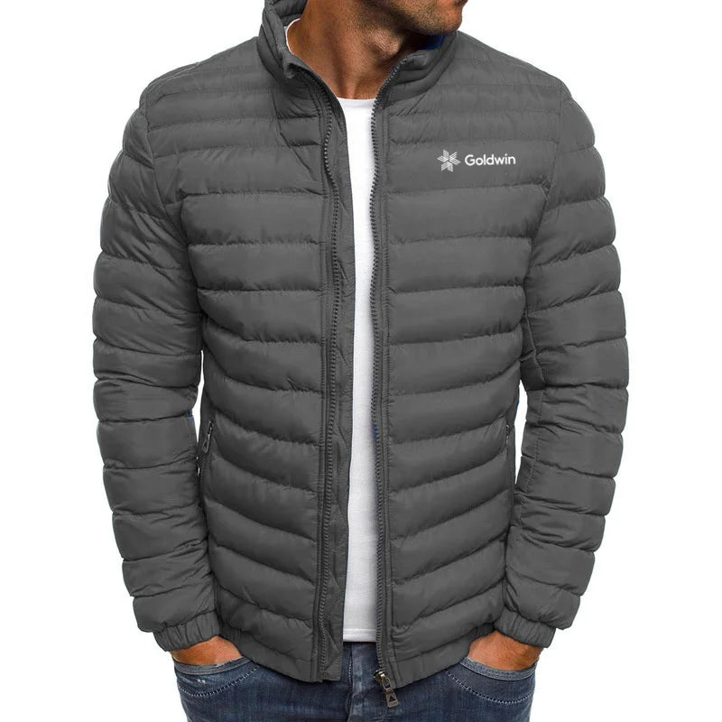 2026 Men's Goldwin Fashion Autumn/Winter Jacket Collar Parker Zipper Filled