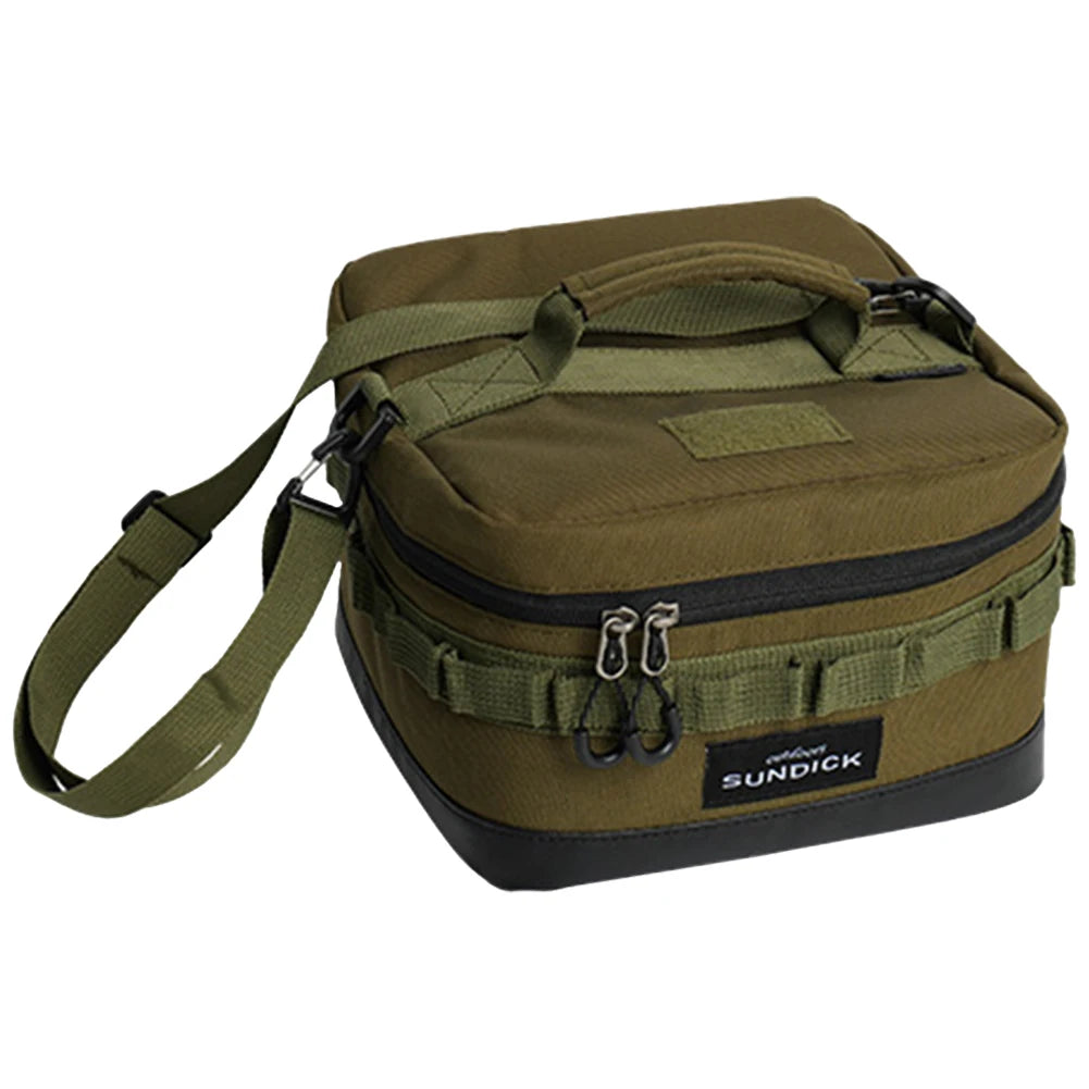 Large Picnic Ice Bag 900D Cloth Camping Travel Organizer Waterproof Large Insulated Picnic Lunch Bag Box for Camping Hiking Trip