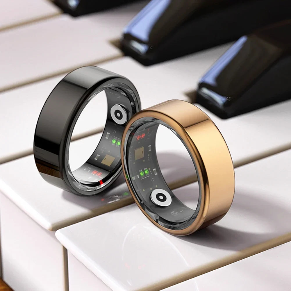 R02 Smart Ring Heart Rate Pressure Blood Oxygen Sleep Monitor 2025 Men Women Waterproof Health Monitor Sport Modes Smart Ring