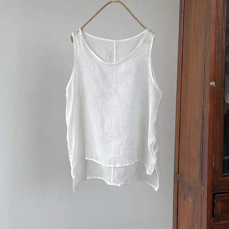 Thin Women Camisole 2026 Hot Summer Black White Sleeveless Basic Cool Tops Fashion Lady Short Blouse Female