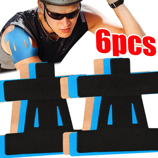 2/4/6Pcs Elastic Patch Kinesiology Tape for Shoulder Shoulder Support & Stability Shoulder Pain Relief Athletic Flexibility