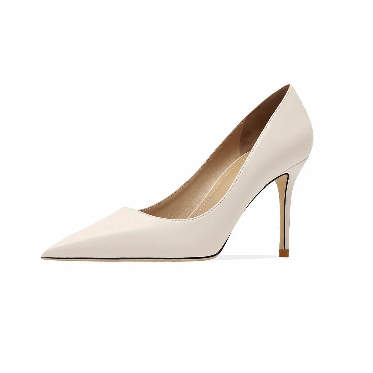 Heels for women luxury Matte Black women's High Heels shoes Dress Pumps Sexy Party Pointed Toe Stilettos Prom Ladies shoes Women