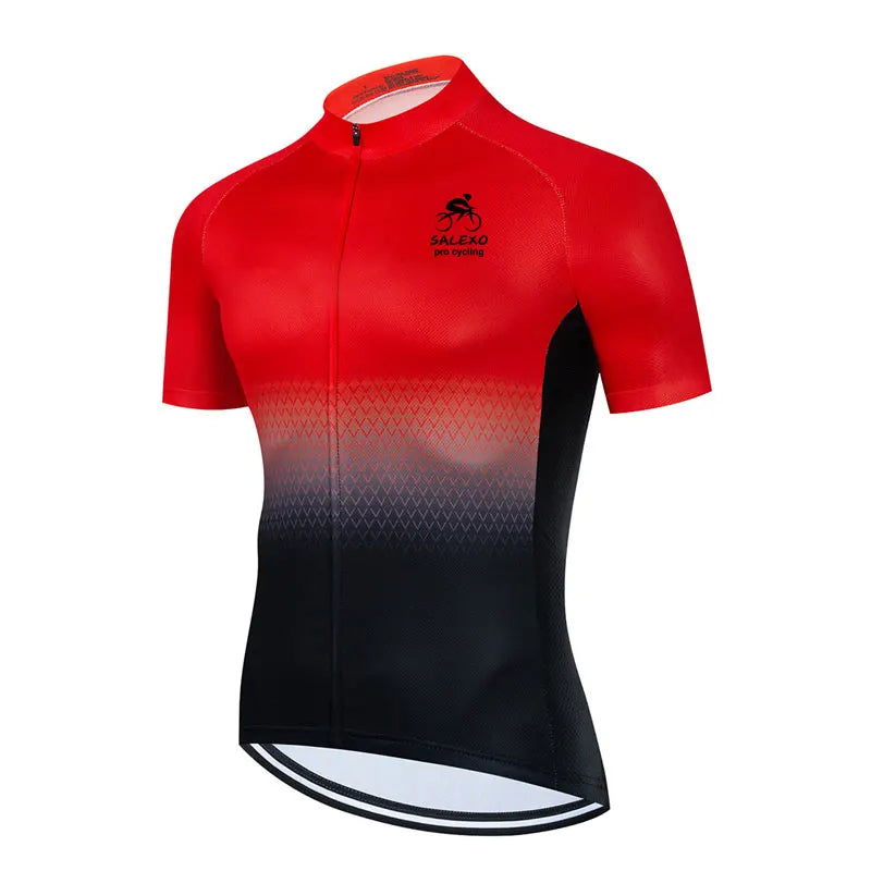 2026 Summer Men Short Sleeve Cycling Jersey Set Breathable MTB Bike Cycling Clothing Bike Uniform