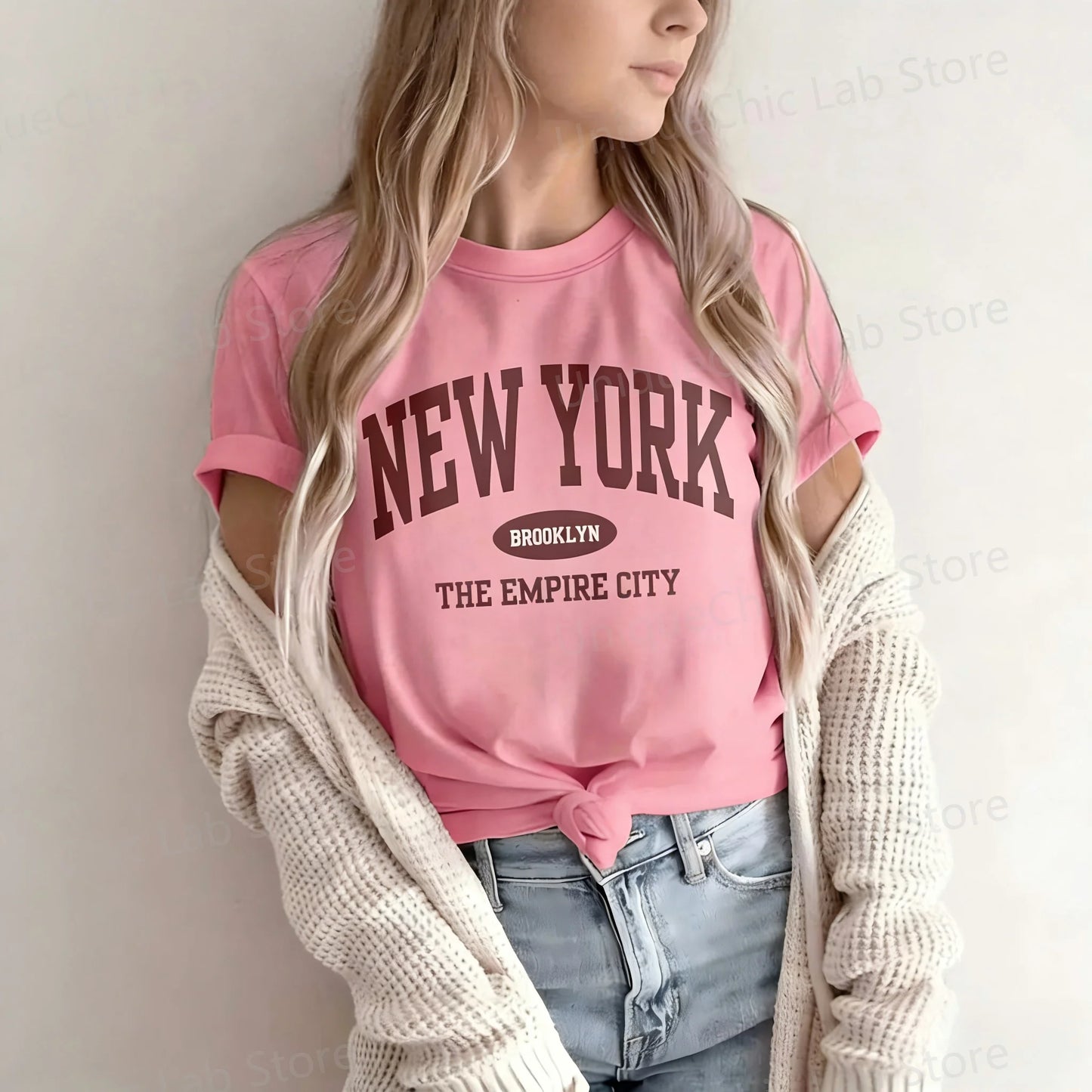 Women's Summer Letter Print Loose Casual T-Shirt Daily Fashion Versatile Graphic Tee Vacation t shirt Short Sleeved Tops