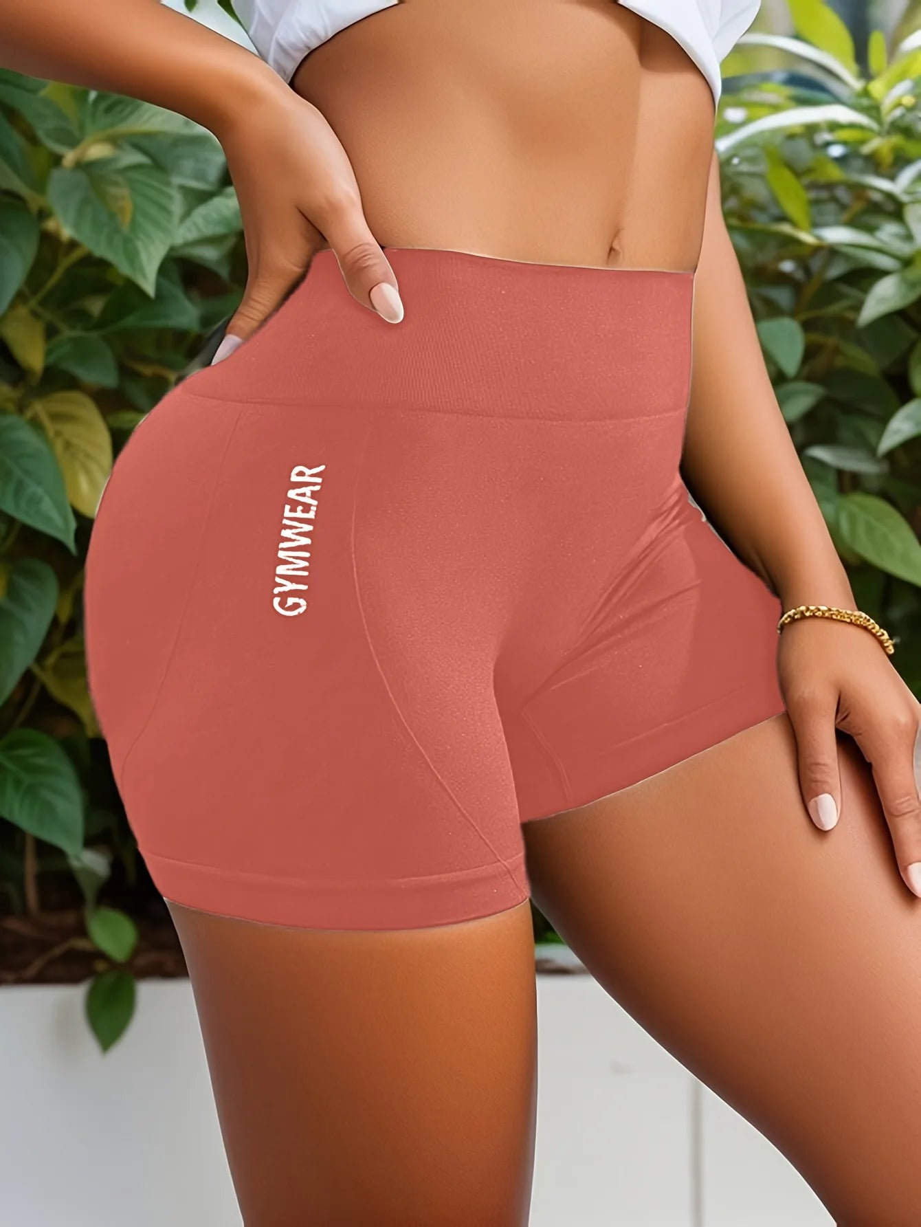 Women High Waist Workout Shorts Yoga Short Pant