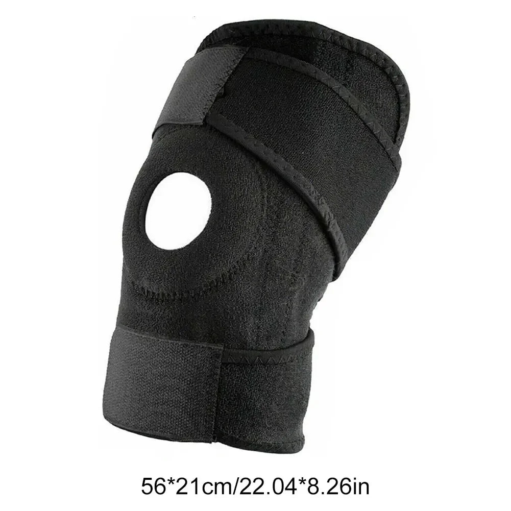 Knee Brace Knee Pain Relief Support Brace with Side Stabilizers with Adjustable Buckle Joint Pain Arthritis Relief For Men Women