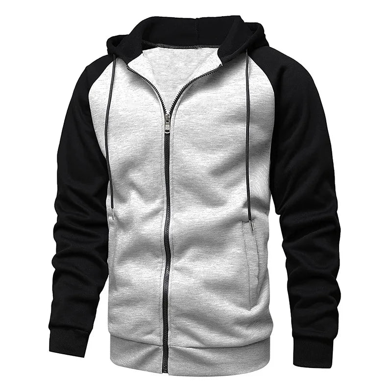New 2025 Autumn and Winter Casual Jacket for Men All Elite Wrestling Zipper Hoodie with Pocket Printing Sweater Sportwear