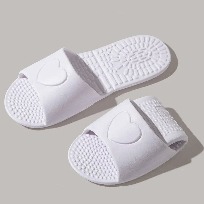 Travel Must Have Simple Non-slip Silent Slippers Summer Bathroom Hotel Anti-slip Eva Anti-odor Foldable Slippers for Women