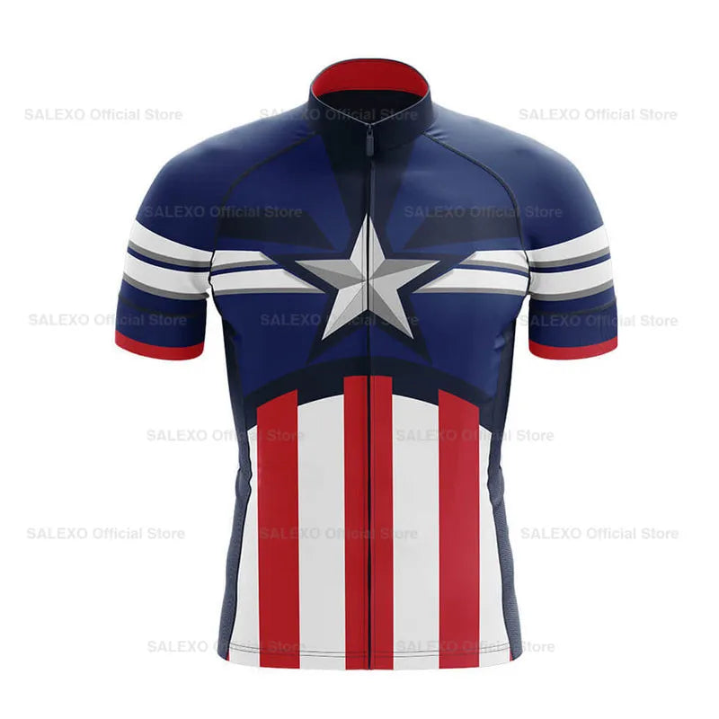 2026 USA Cycling Kit Men's Racing Team Cycling Jersey Set Summer MTB Maillot Bicycle Clothes Outdoor Equipment Cycling Clothing