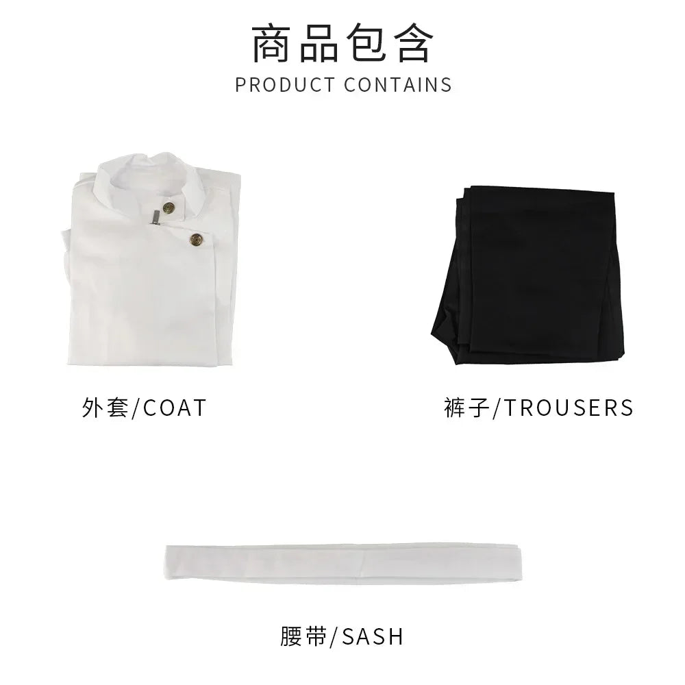 Anime Jujutsu Kaisen Okkotsu Yuta Cosplay Costume Tops Pants Belt Uniforms For Men Women Halloween Carnival Party Comic Con