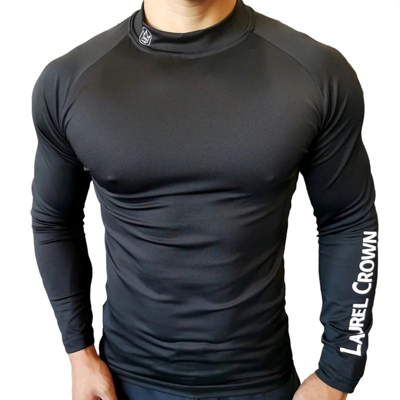 Fitness T-shirt Men Long Sleeve Training Shirts Running Compression Skinny Tops Muscle Workout Clothing12