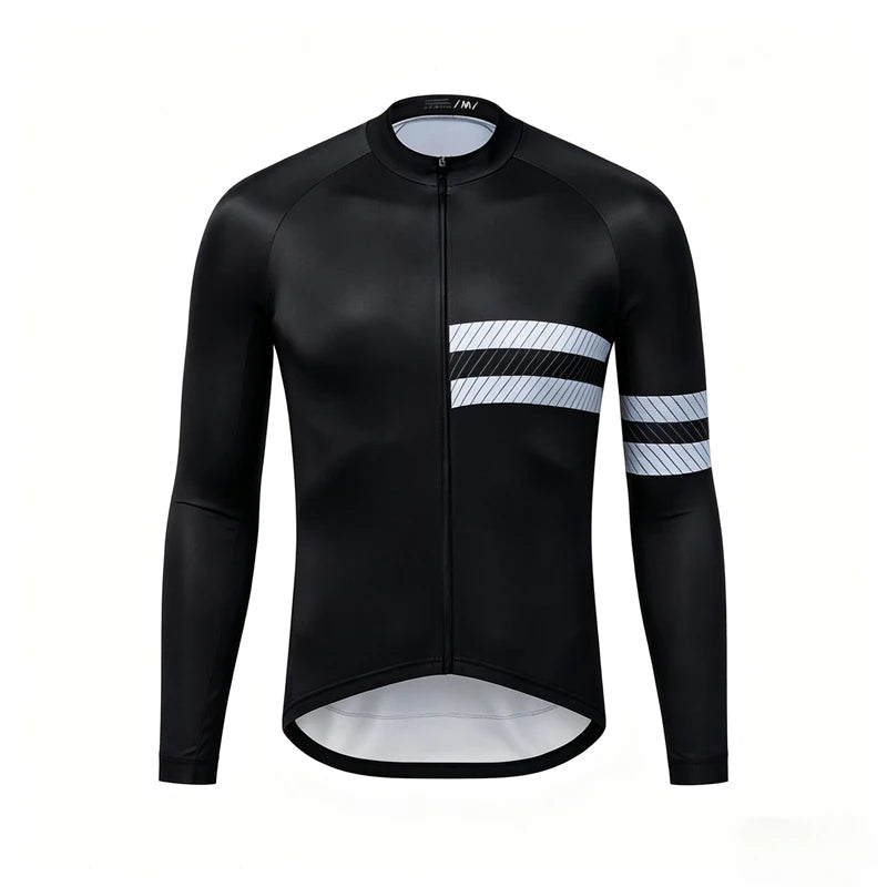 2027 New Team Breathable Men's Long Sleeve Cycling Jersey Set Spring and Fall Mountain Bicycle Clothes Wear