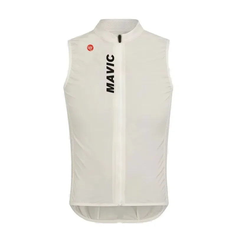 Rx MAVIC Team Summer Bicycle Vest Road Bike Windproof Sleeveless Cycling Vest Mountain Bike Lightweight Bike Sleeveless Gilet
