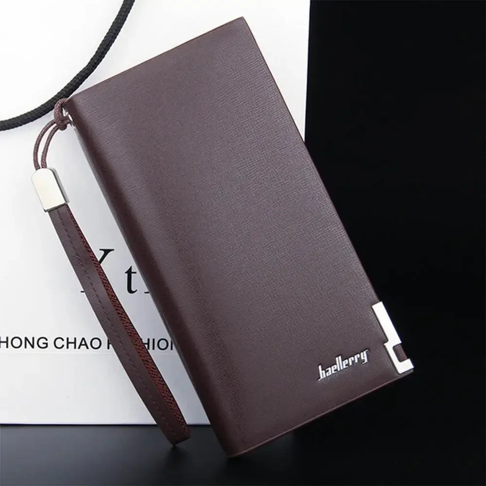 Men Wallets Classic Long Style Card Holder Male Purse Quality Zipper Large Capacity Big Brand Luxury Wallet For Men