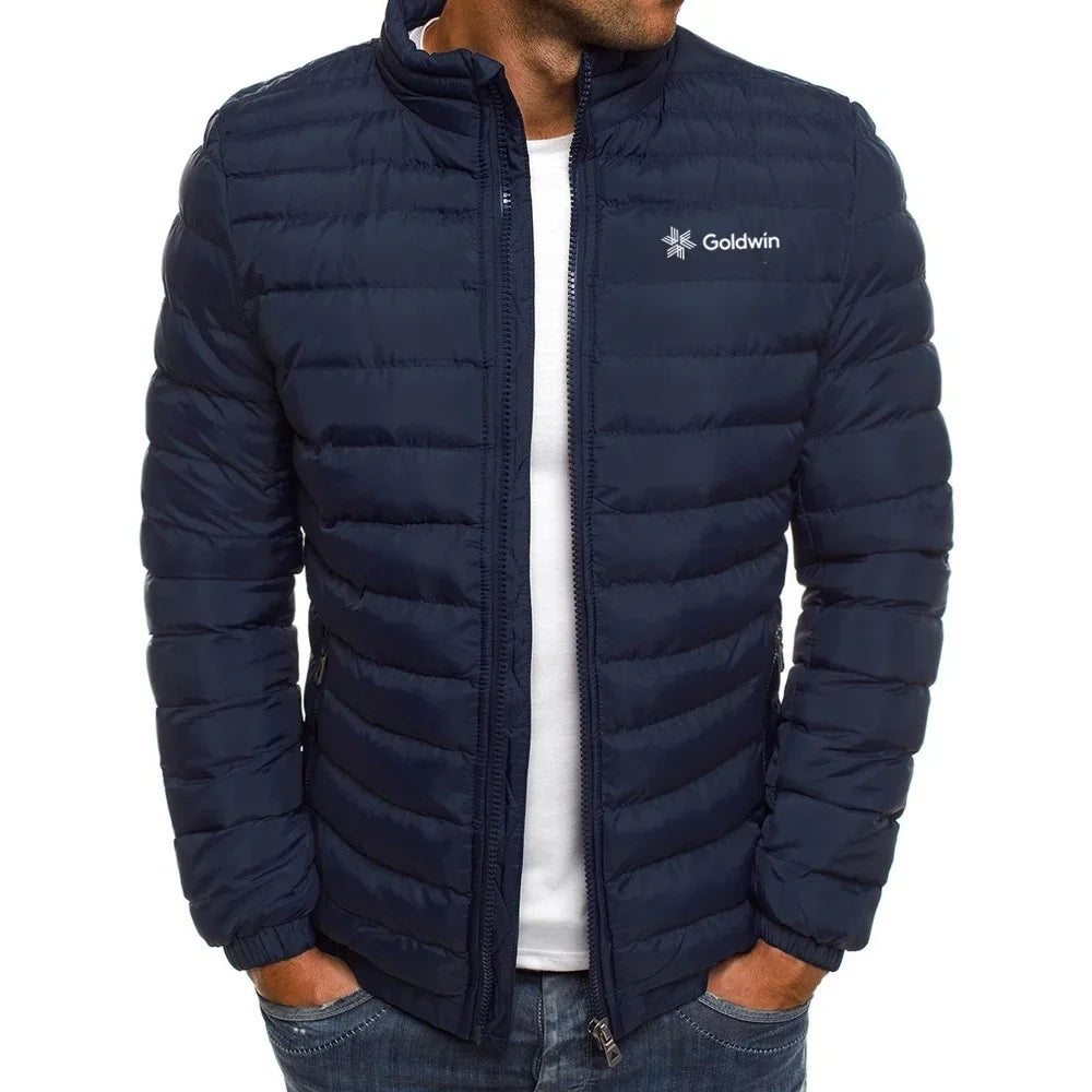 2026 Men's Goldwin Fashion Autumn/Winter Jacket Collar Parker Zipper Filled