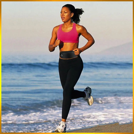 5 PCS Running Belt Waterproof for Men Women Fanny Pack with Headphone Port Phone Holder Waist Pouch for Hiking Walking Sport