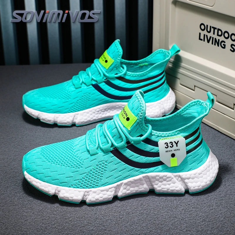 Men's Mesh Breathable Casual Shoes Non-Slip Stable Shock Absorption Lightweight Sneakers Couple Basket Home 2026