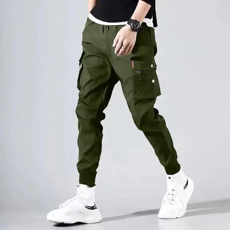 2026 New men work pants, tactical pants, workwear, multi pocket casual training pants, jogging and hiking casual pants