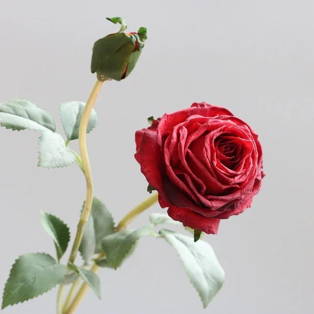 1PC Silk Rose Artificial Flowers Bouquet For Home Room Decor Fake Flowers Table Garden Wedding Decoration Valentine's Day Gi