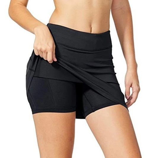 1PC Yoga Shorts Women's High Waist Short Pants Summer Gym Fitness Top Running Workout Quick Dry Double Layer Sport Short